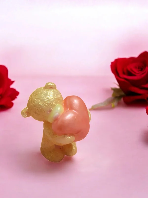 Beertje met een Hart Zeepje met Mica (image for) Beertje met een Hart Zeepje met Mica