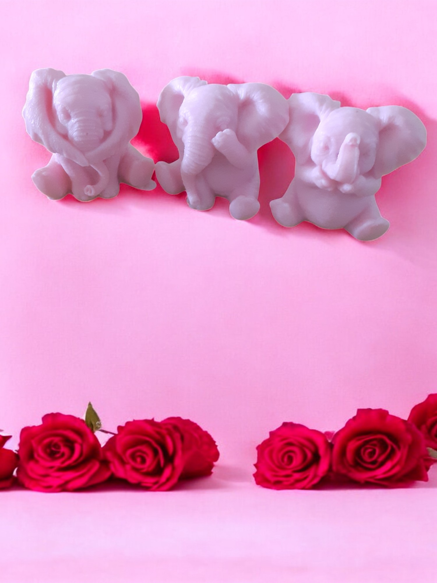 (image for) Horen, Zien en Zwijgen Olifanten Zeepjes Set van 3