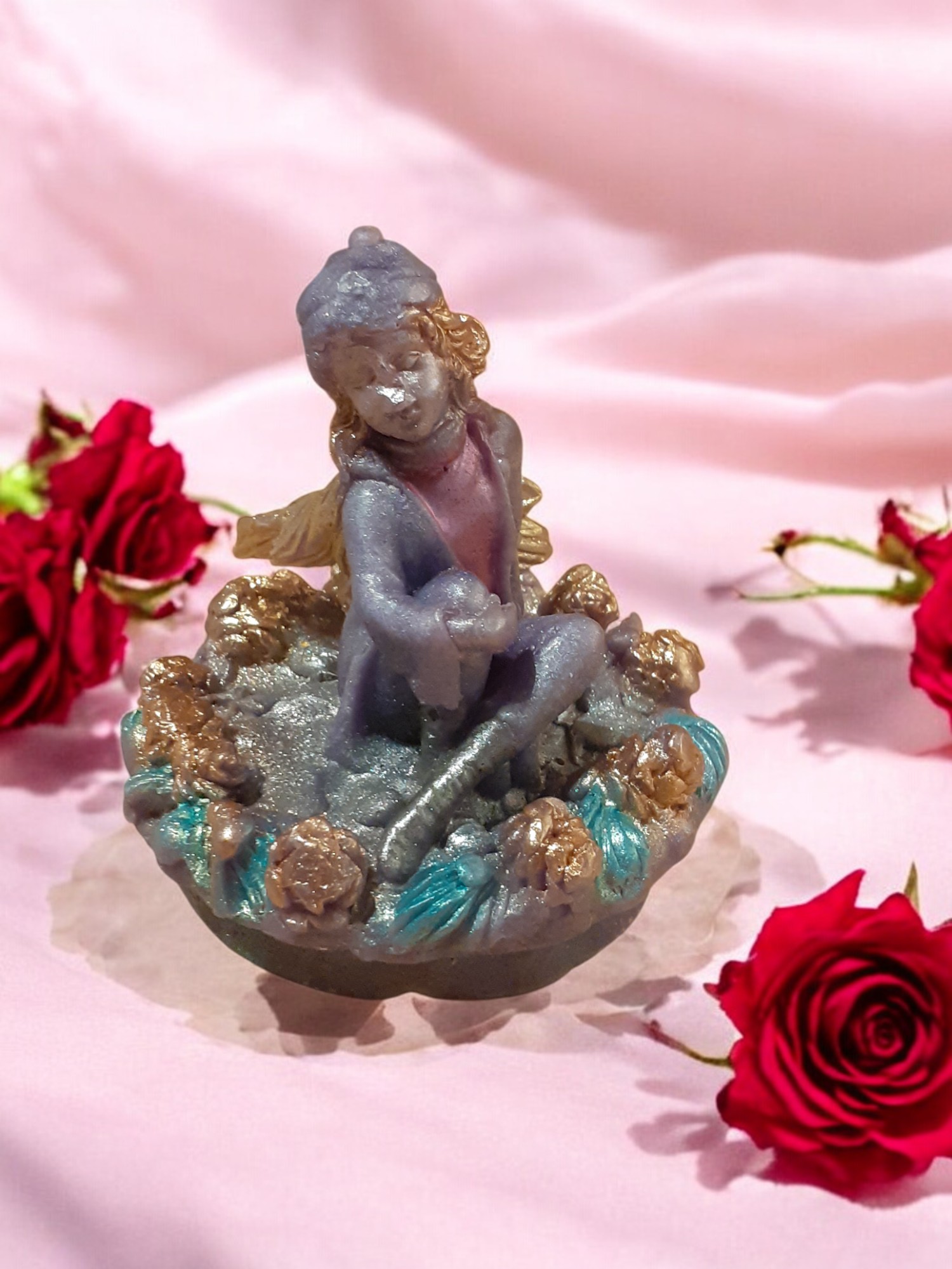 Herfstfee Zeepje met Mica (eigen creatie) (image for) Herfstfee Zeepje met Mica (eigen creatie)