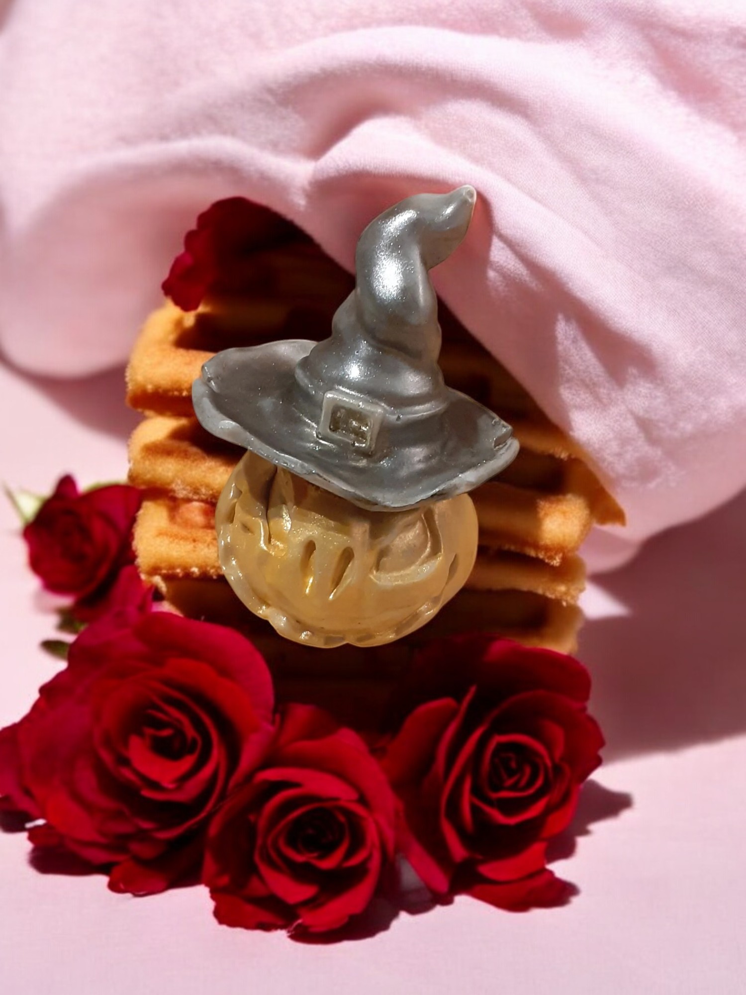 Pompoen met een Hoed Zeepje met Mica (image for) Pompoen met een Hoed Zeepje met Mica