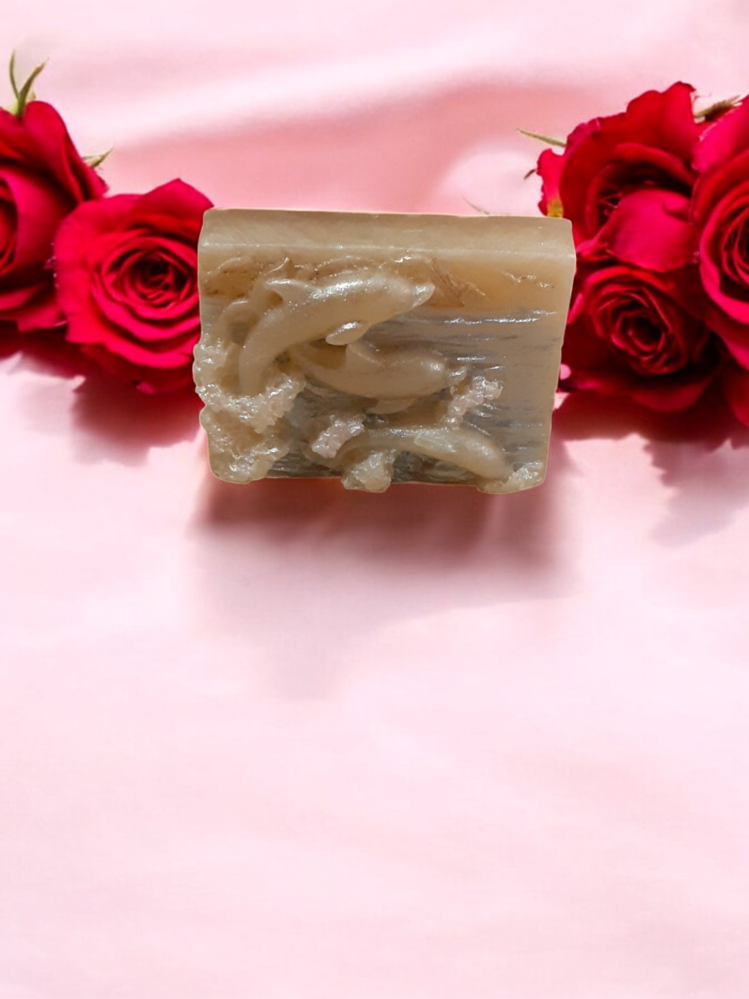 (image for) Dolfijnen op een Tablet Zeepje met Mica