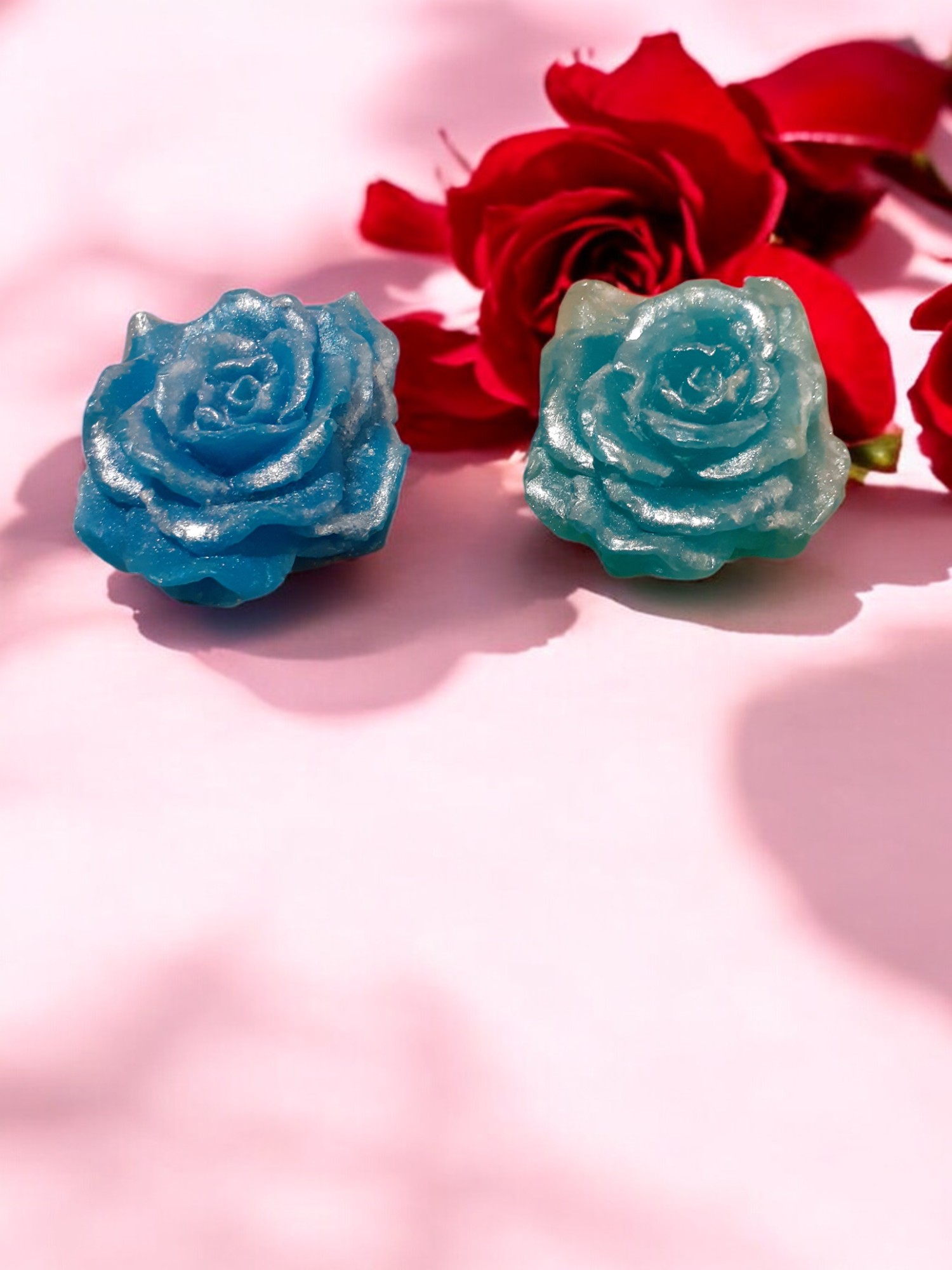 Grote Roos Zeepje met Mica Nr 1 (image for) Grote Roos Zeepje met Mica Nr 1