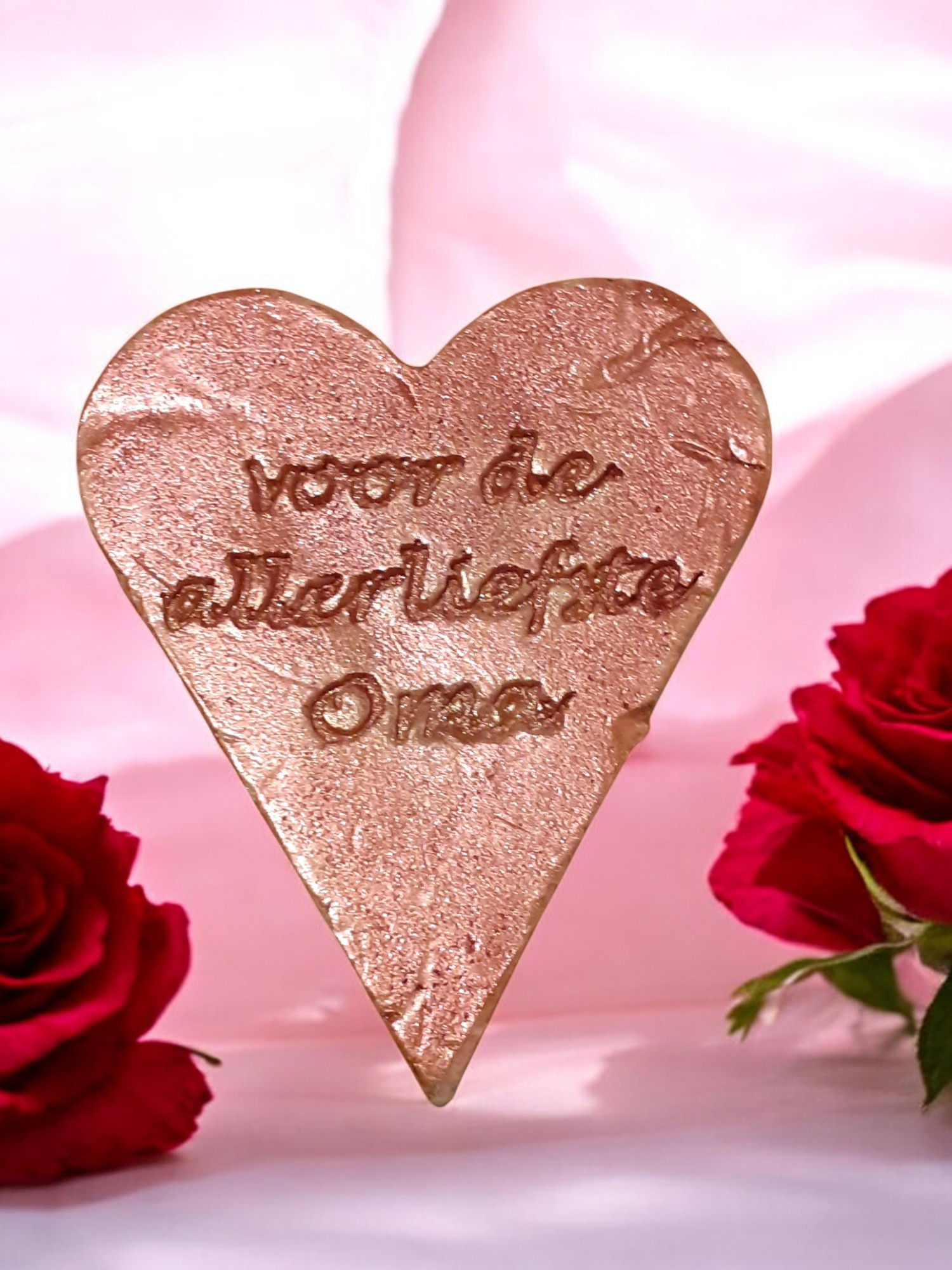 Hartje met Tekst Allerliefste Oma Zeepje met Mica (image for) Hartje met Tekst Allerliefste Oma Zeepje met Mica