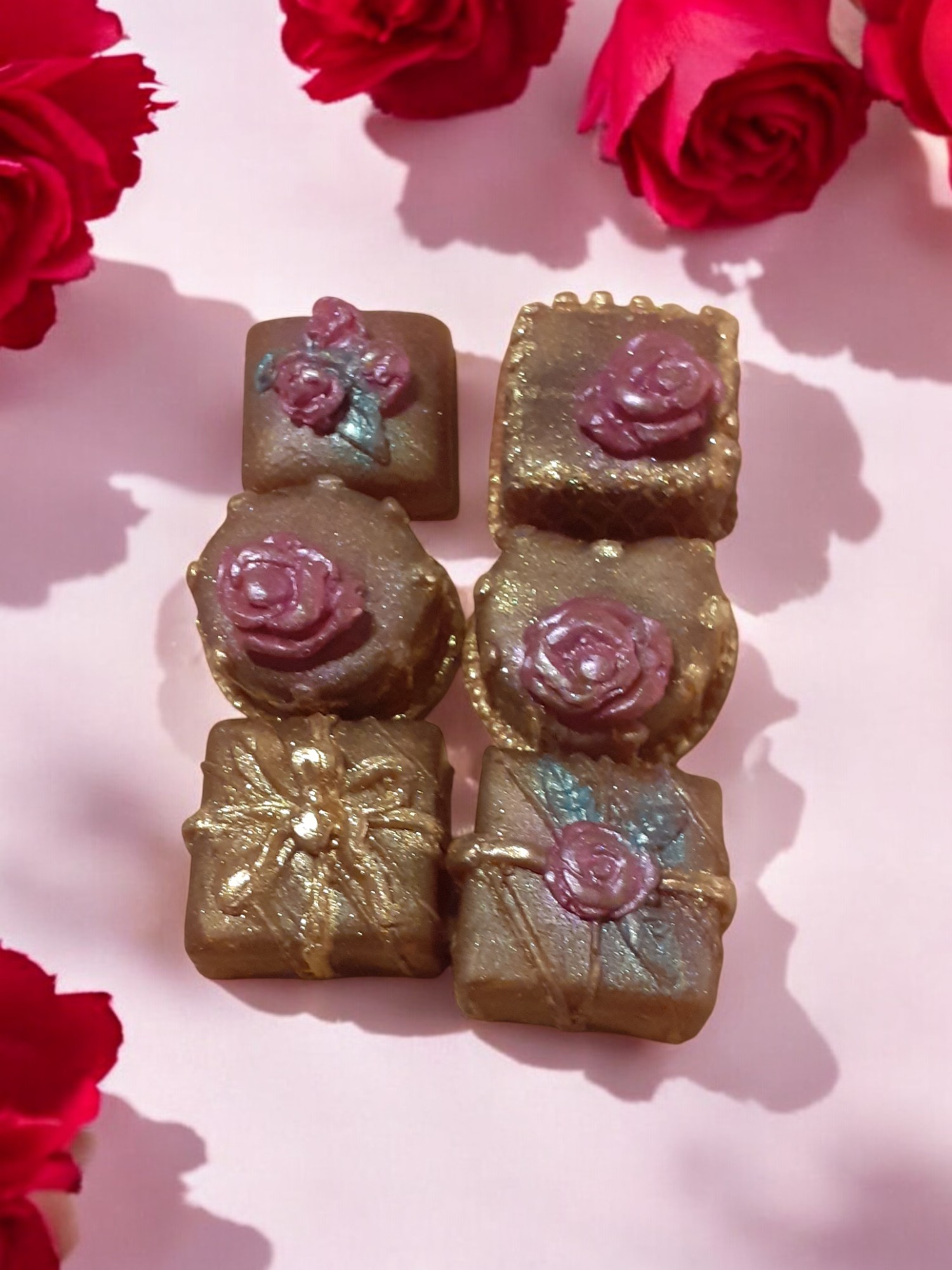 Bonbons Zeepjes met Mica Set van 6 (image for) Bonbons Zeepjes met Mica Set van 6