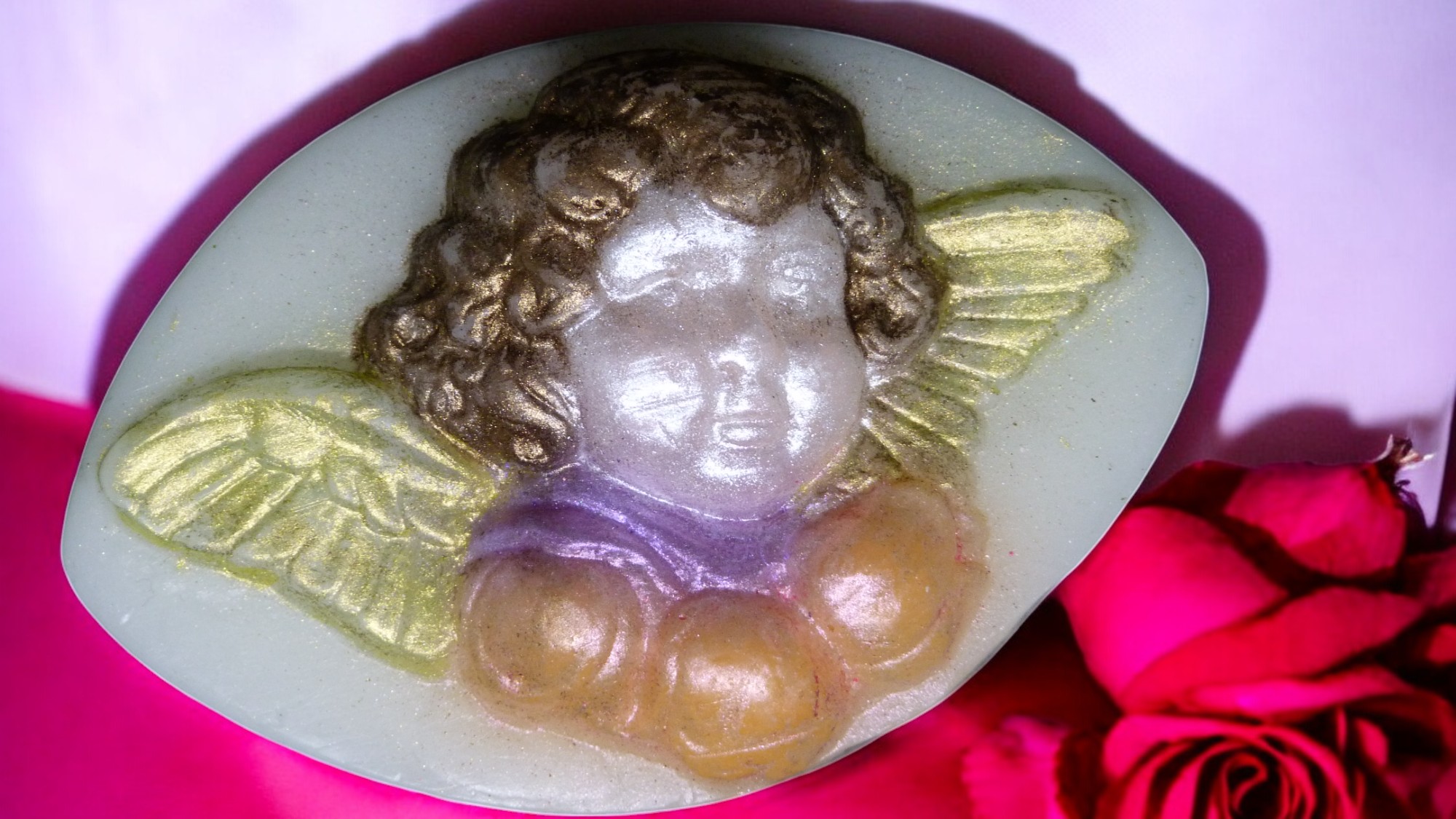 Camee met Engel Zeepje met Mica (image for) Camee met Engel Zeepje met Mica