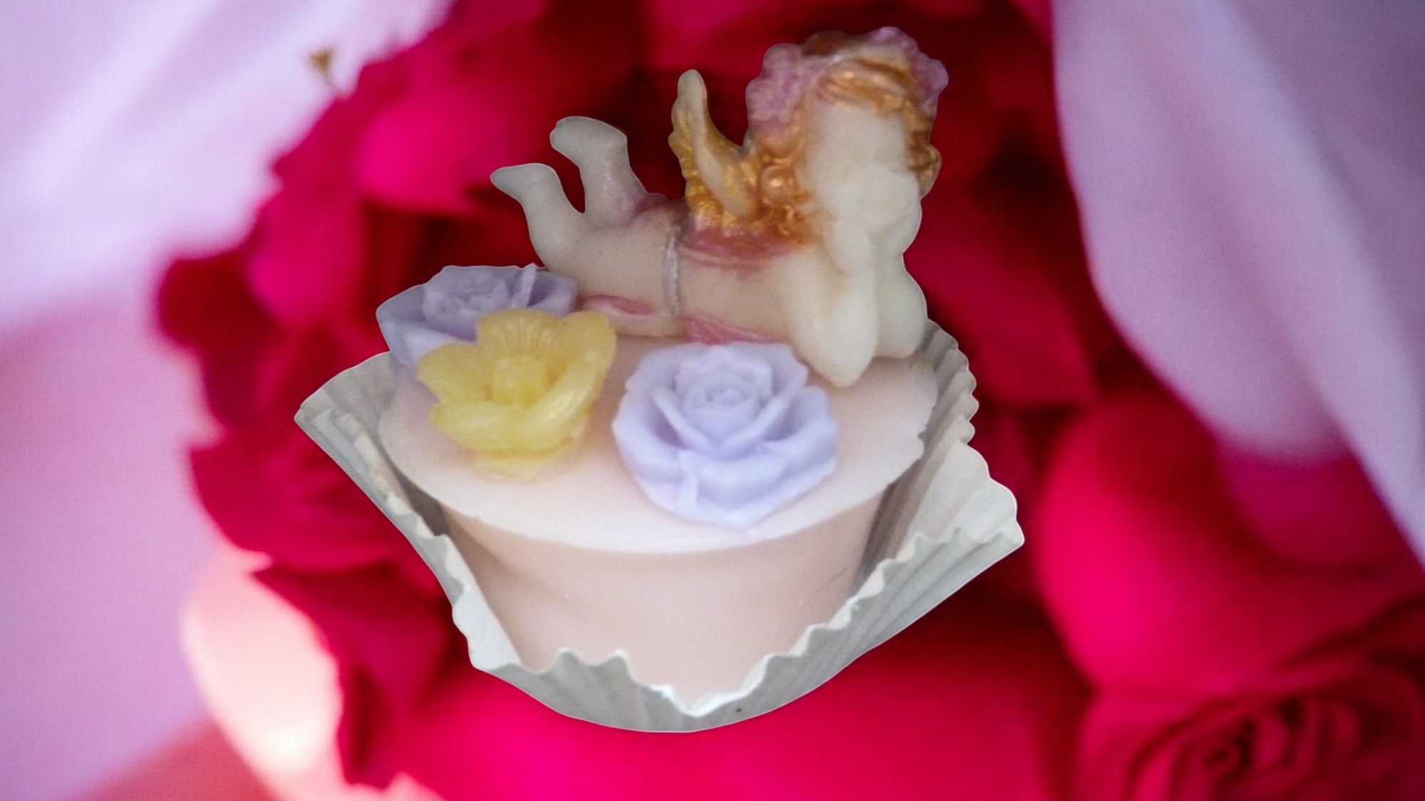 (image for) Cupcake met Engel Zeepje met Mica