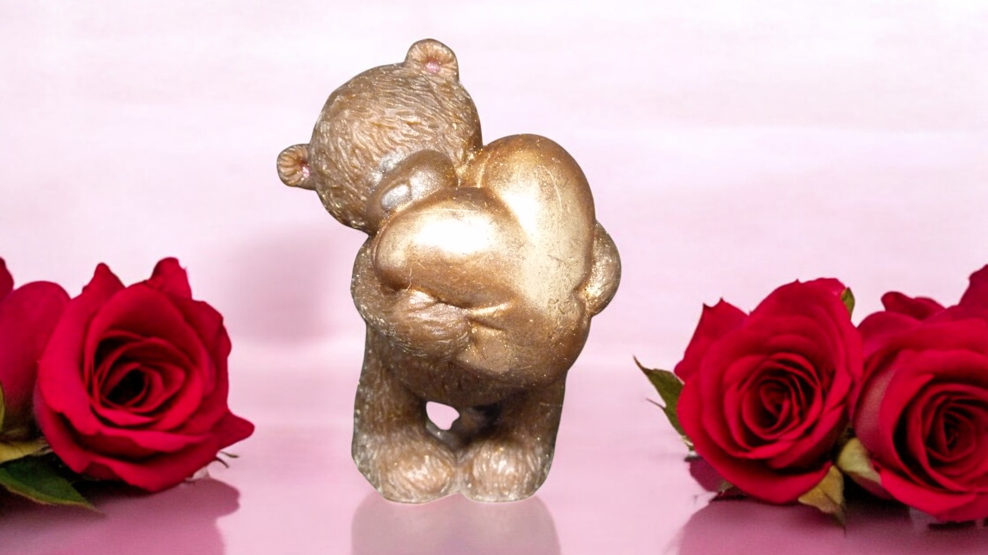 (image for) Beertje met een Hart Zeepje met Mica