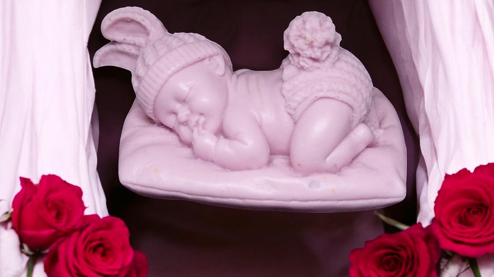 (image for) Baby met Konijnen Oren Zeepje