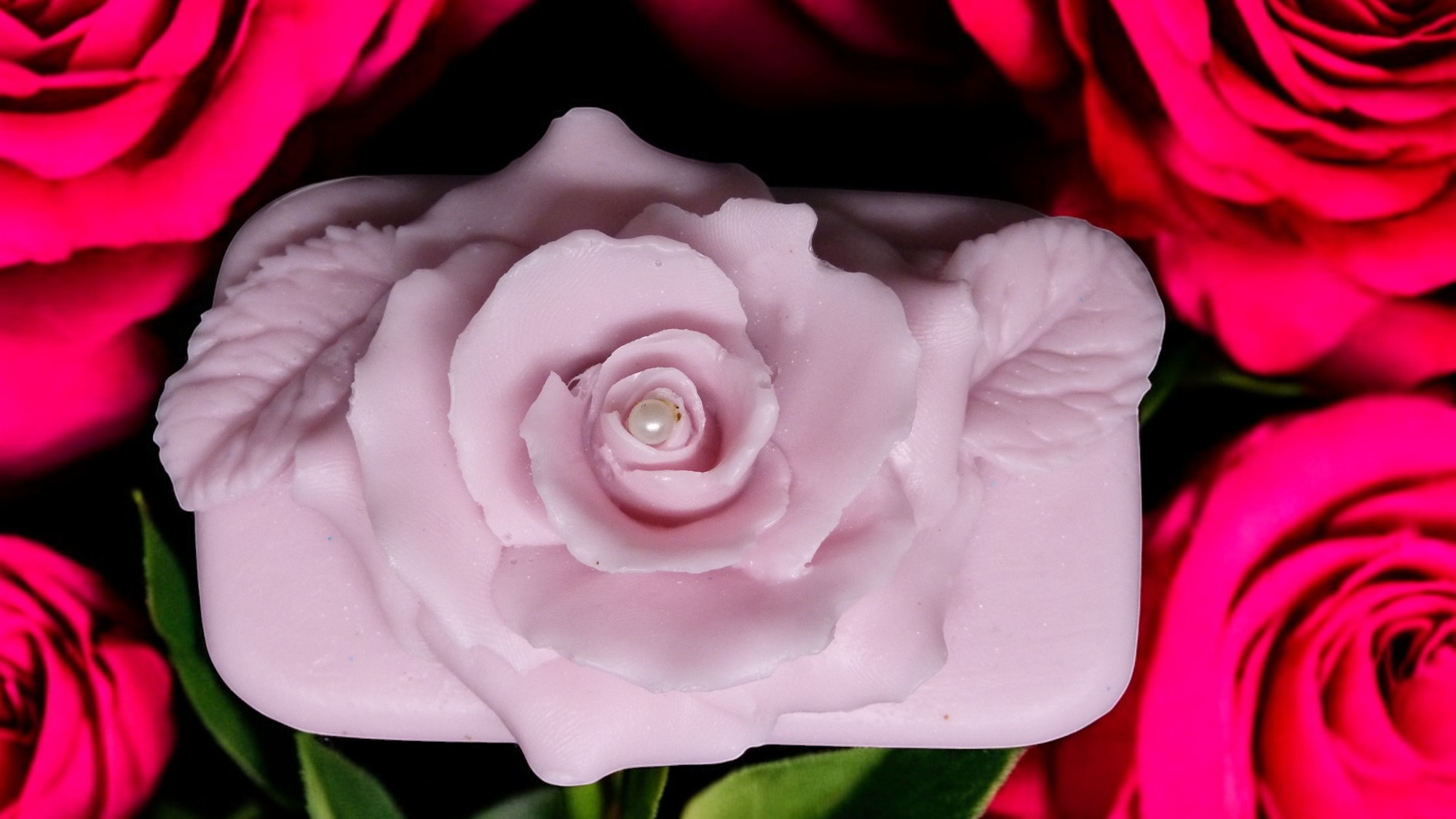 (image for) Roos op Tablet Zeepje