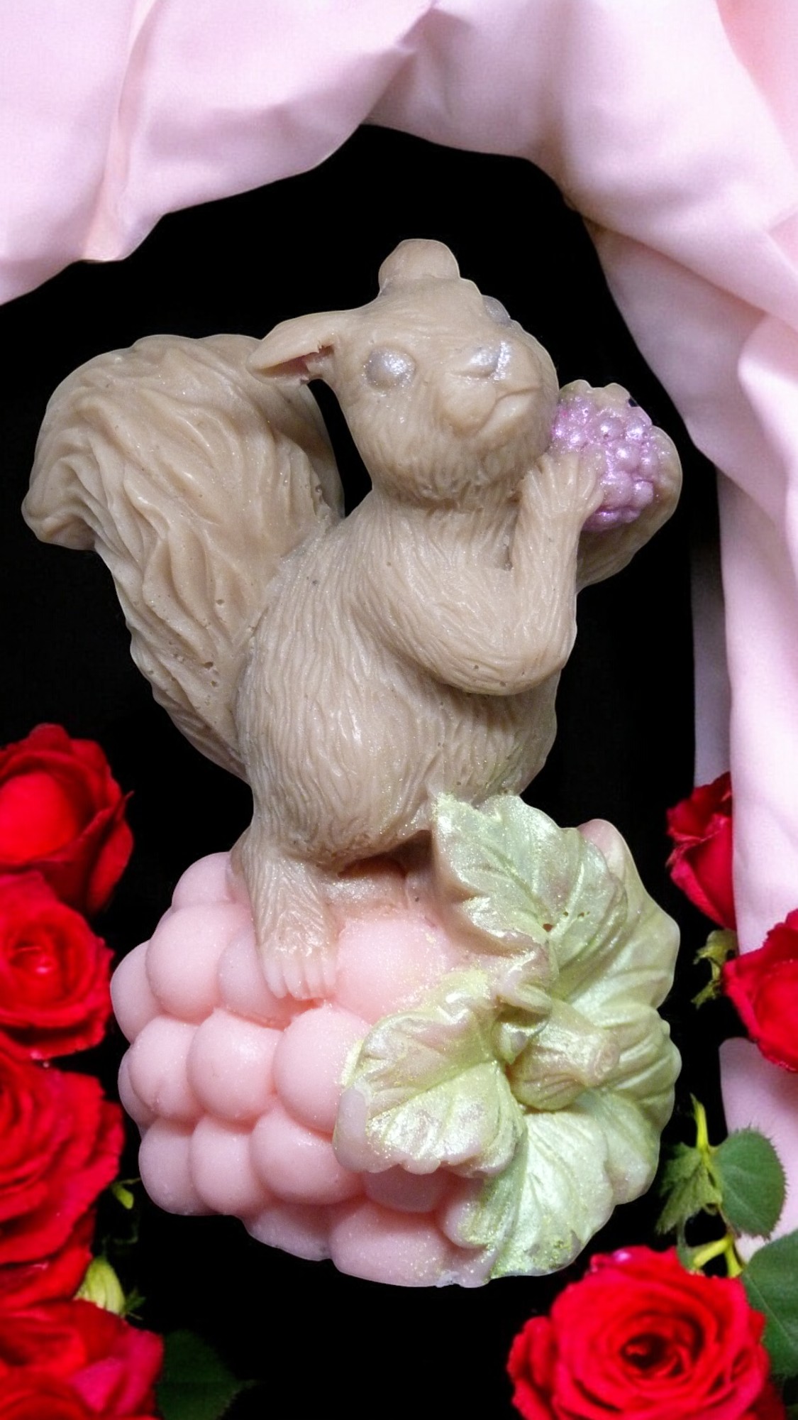 (image for) Eekhoorn op een Braam Zeepje met Mica