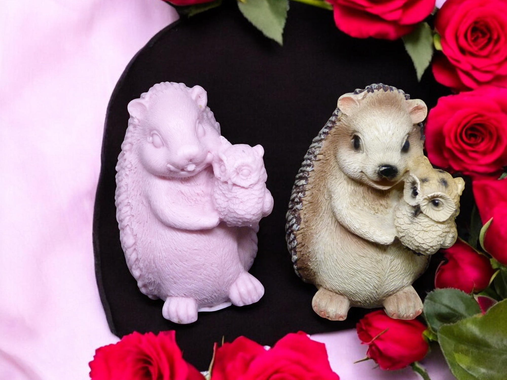 (image for) Egel met Uiltje Zeepje (eigen creatie)