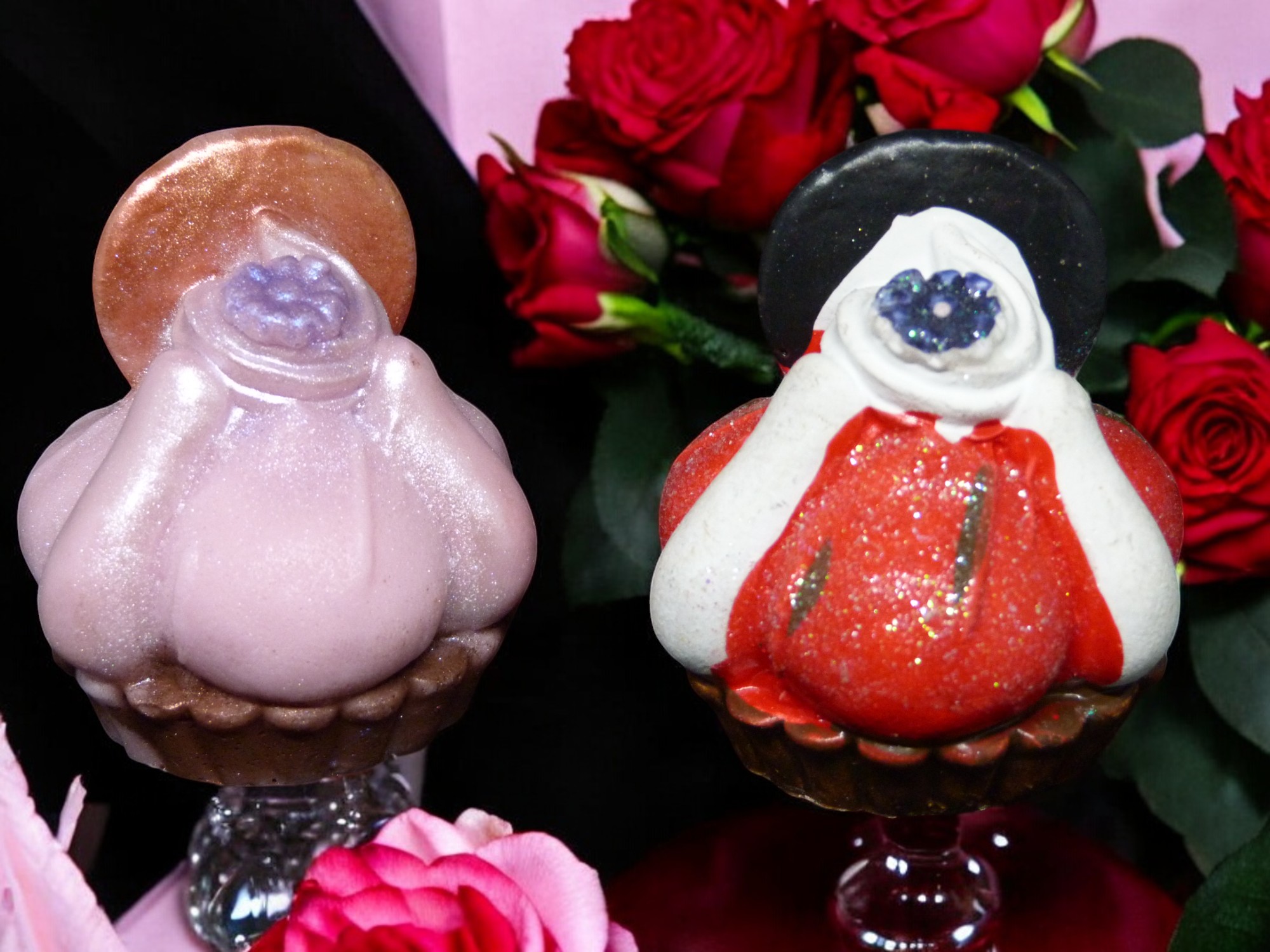 (image for) Petit Fou met Choco Streep Zeepje met Mica (eigen creatie)