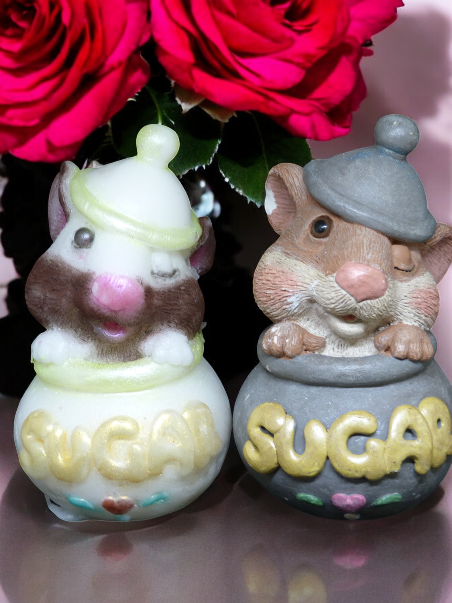 (image for) Hamster in een Pot Zeepje met Mica (eigen creatie)