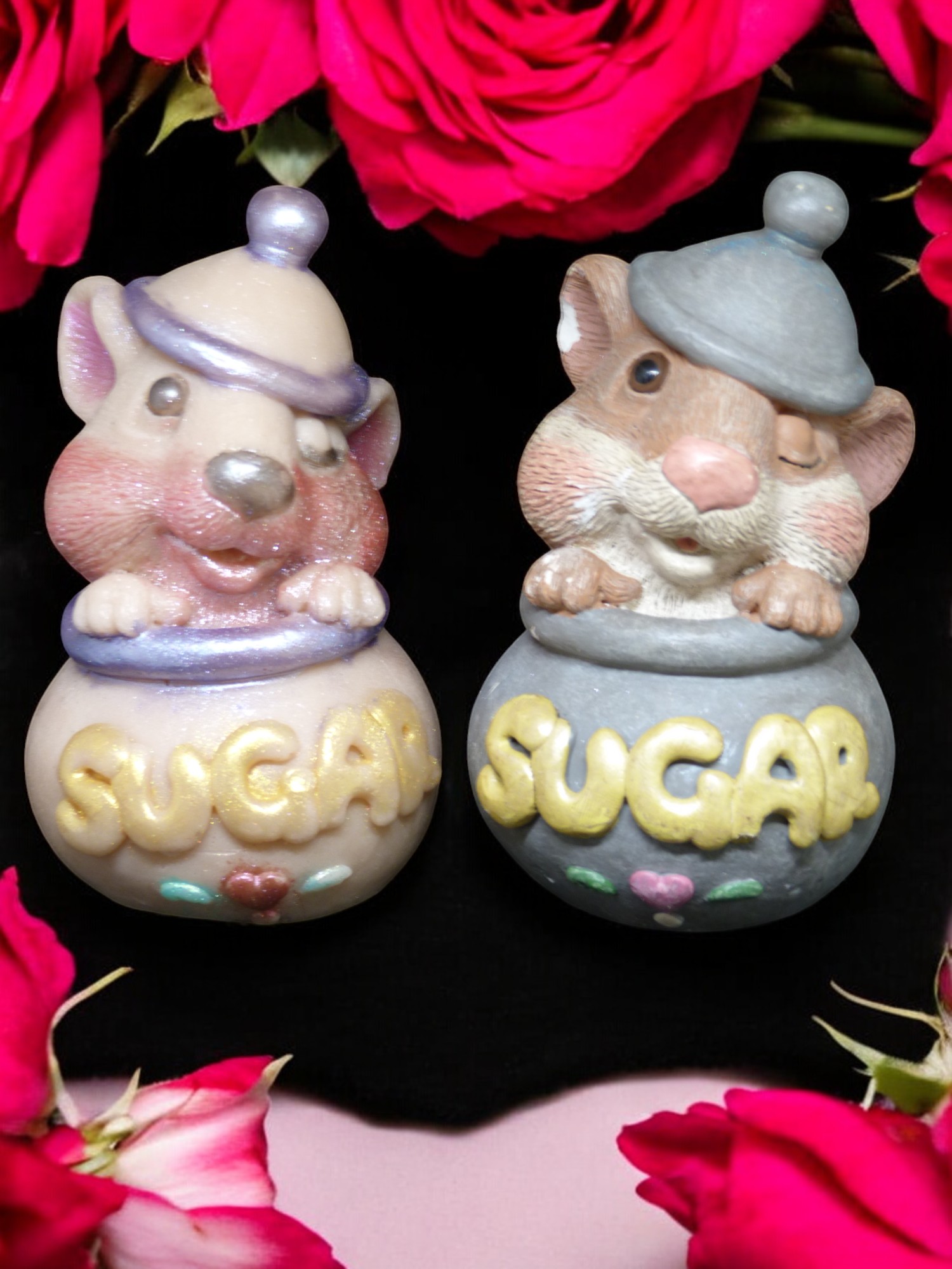 Hamster in een Pot Zeepje met Mica (eigen creatie) (image for) Hamster in een Pot Zeepje met Mica (eigen creatie)