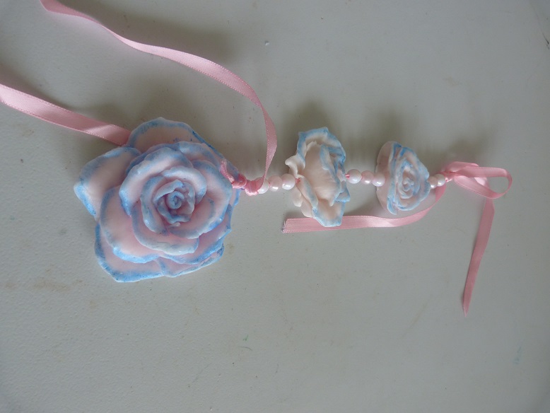 (image for) Zeepketting Rozentuin met Mica