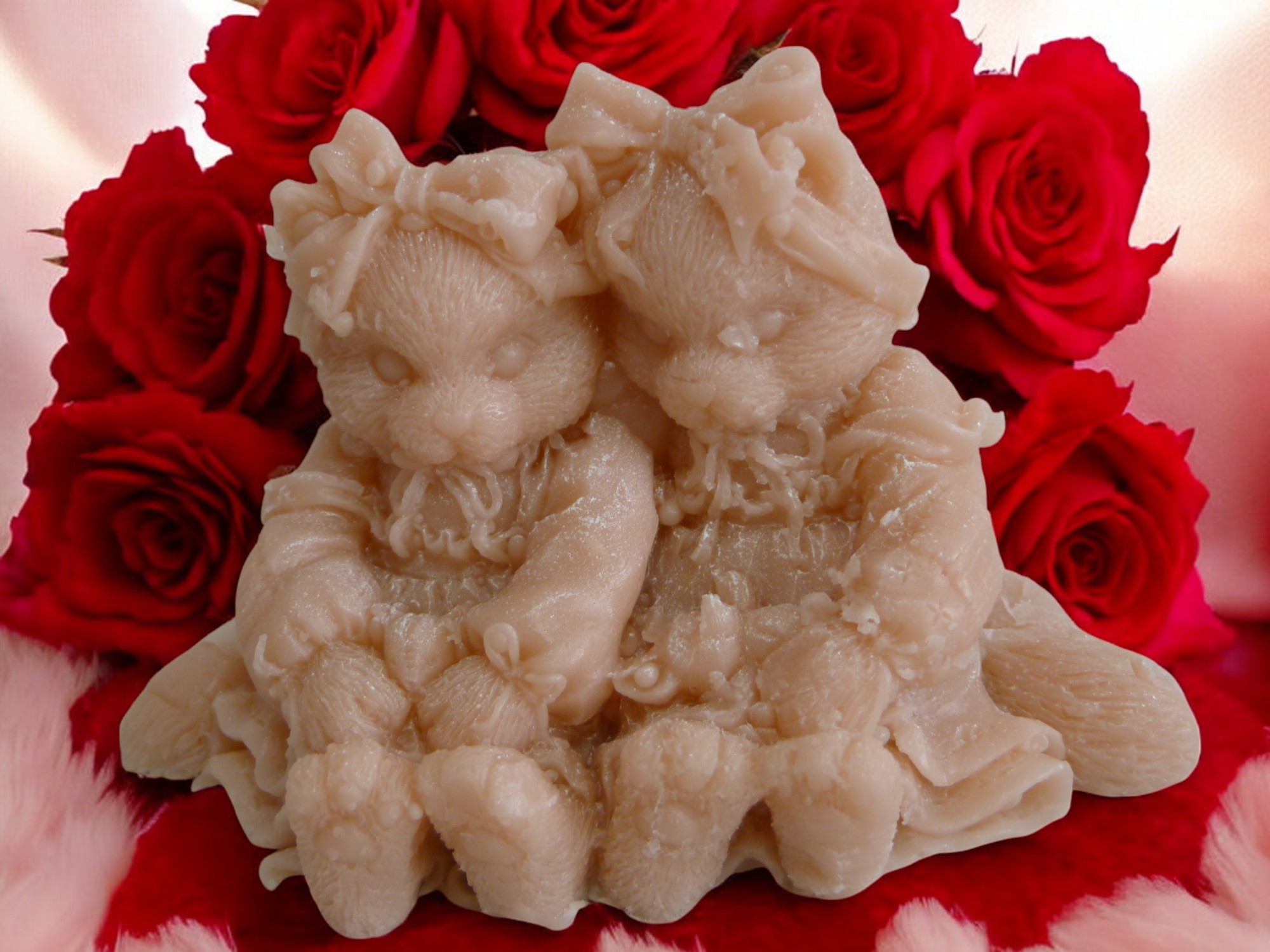 (image for) Poezen in een Jurk Zeepje (eigen creatie)