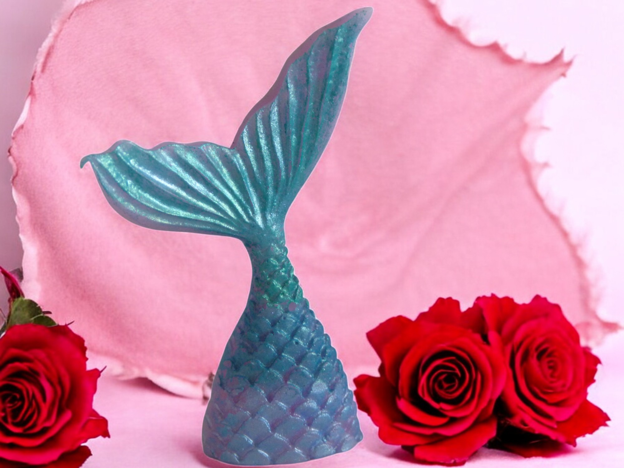 Zeemeermin Staart Zeepje met Mica Klein (image for) Zeemeermin Staart Zeepje met Mica Klein