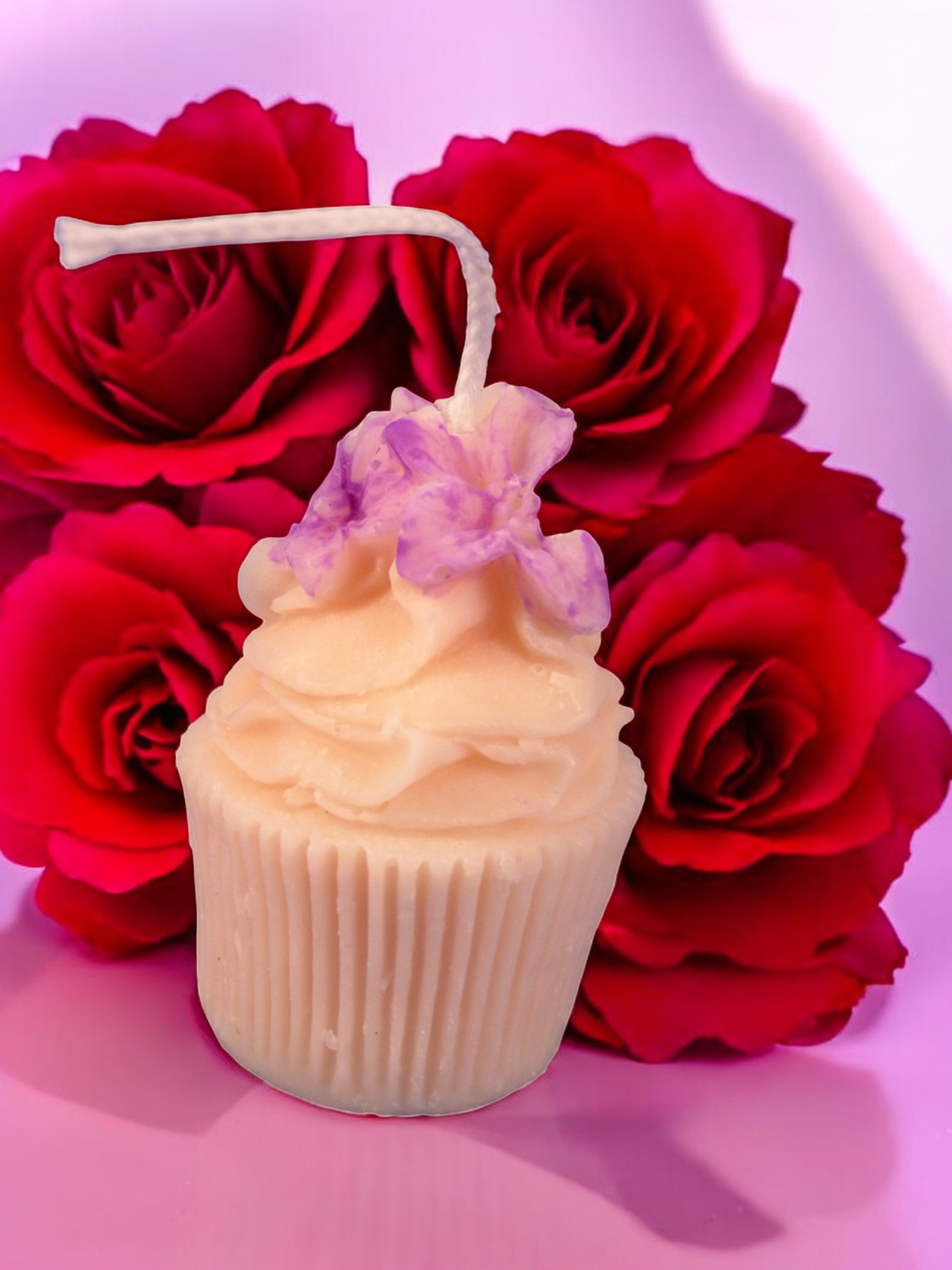 (image for) Cupcake met Orchidee Kaars