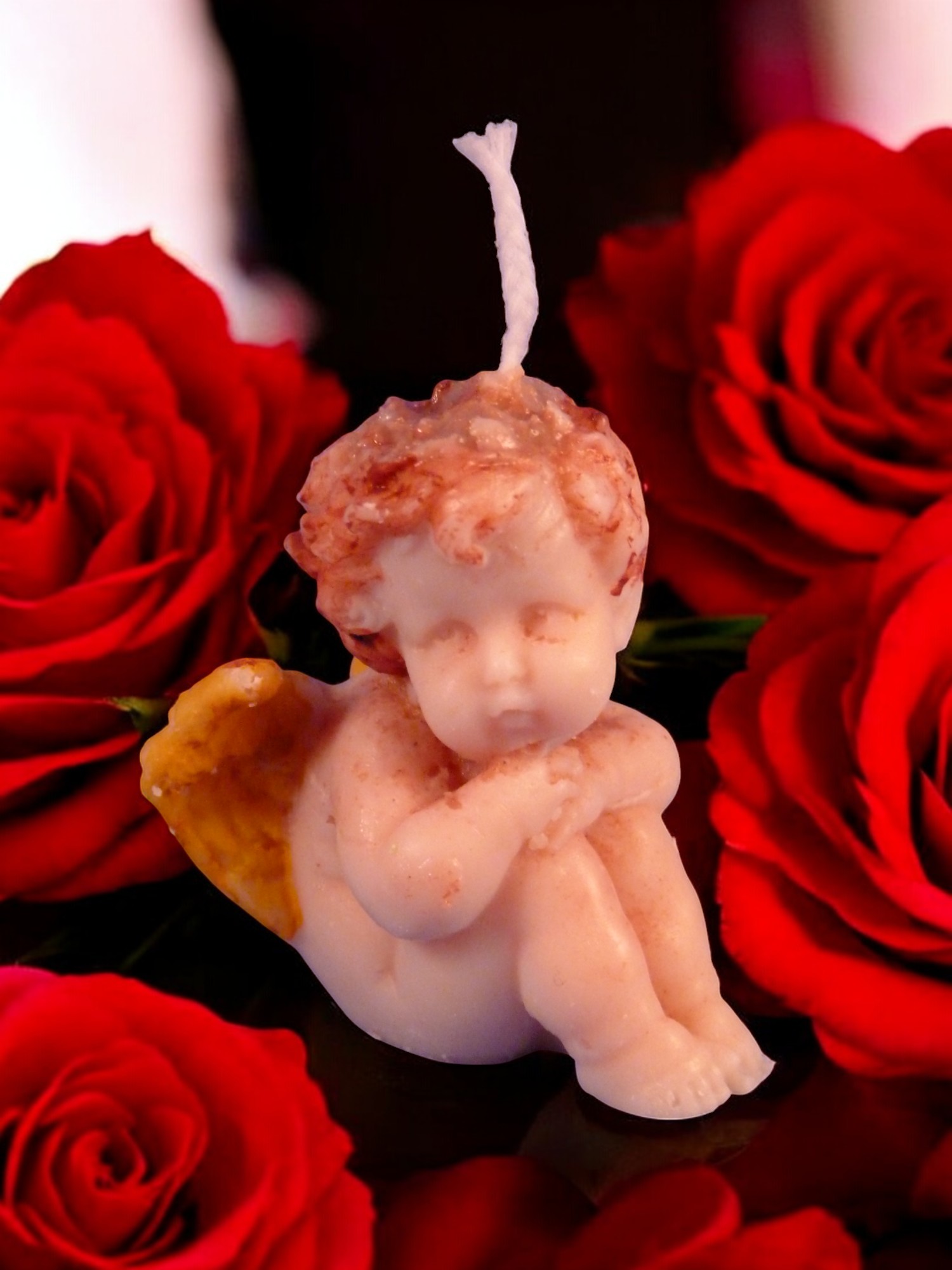 Zittende Engel Kaars (image for) Zittende Engel Kaars