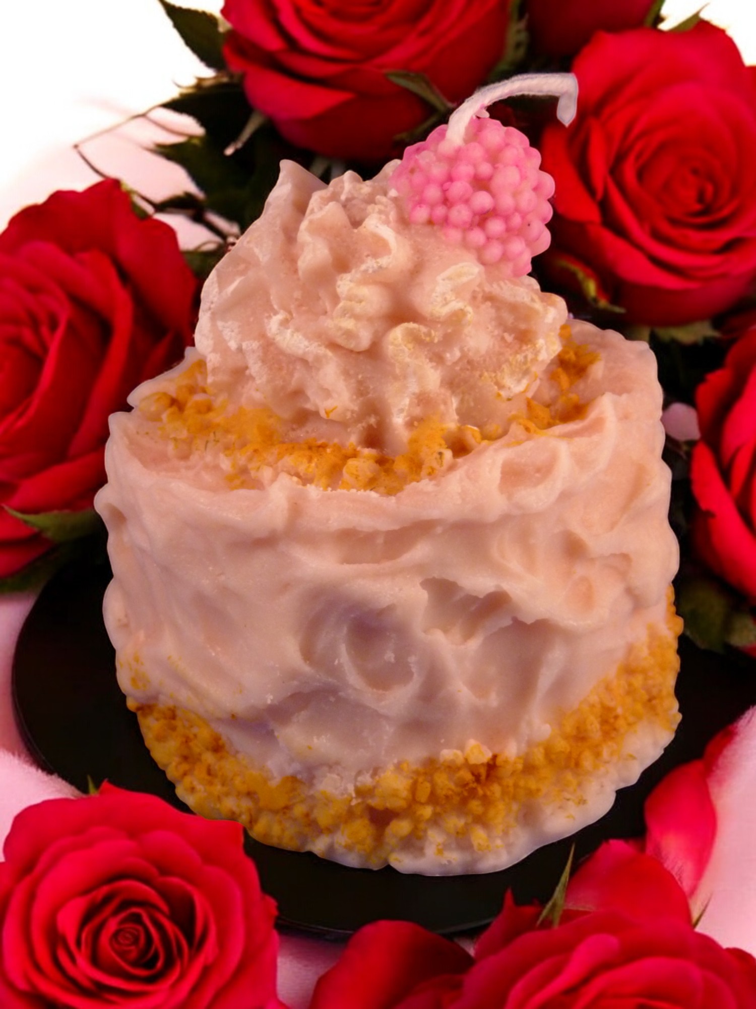 (image for) Schuimgebak Kaars (eigen creatie)