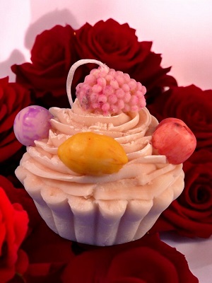 (image for) fruitgebak kaars (eigen creatie )