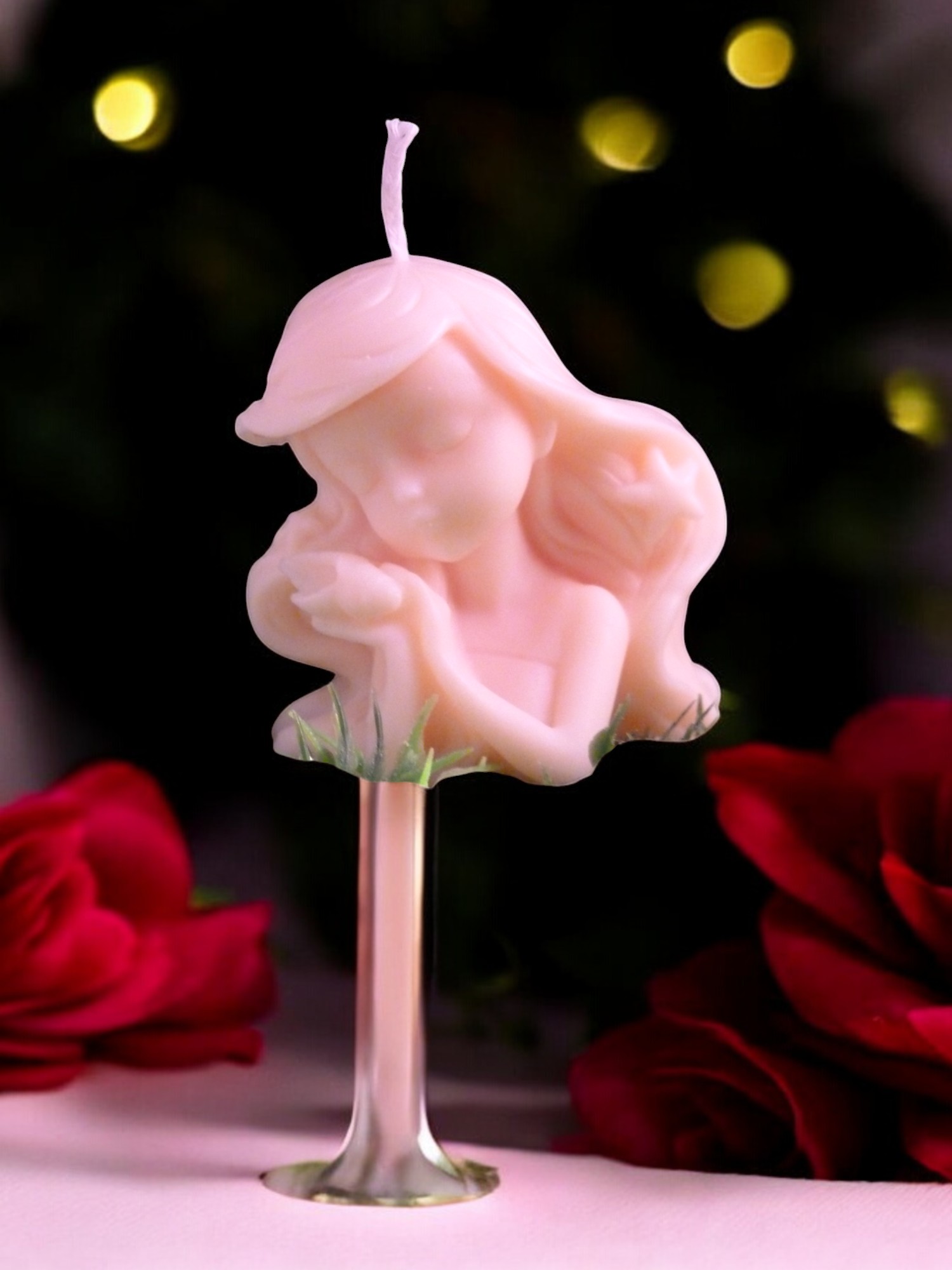 Zeemeermin Prinses met Schelp Kaars (image for) Zeemeermin Prinses met Schelp Kaars