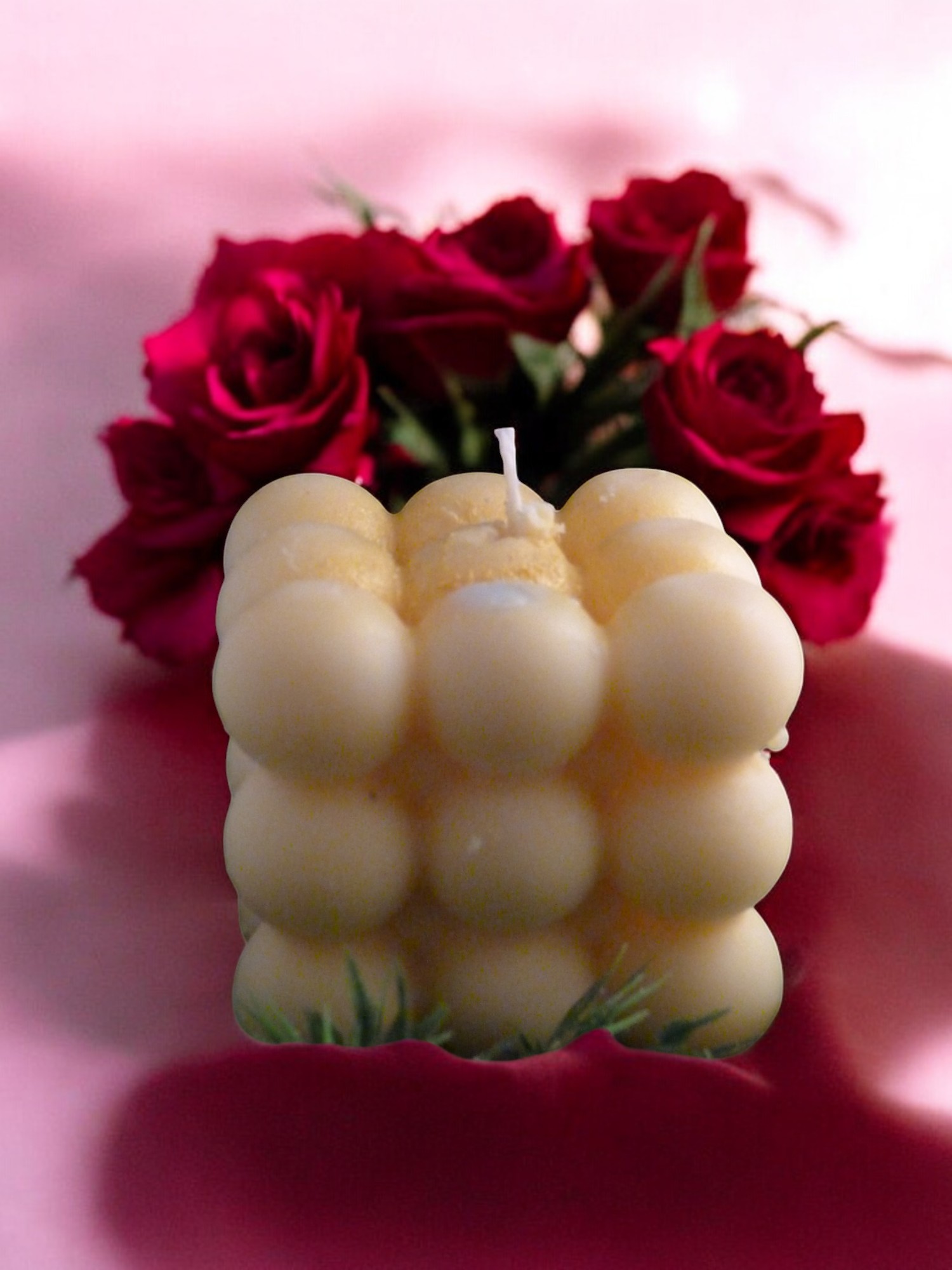 (image for) Grote Bubbel Kubus Kaars