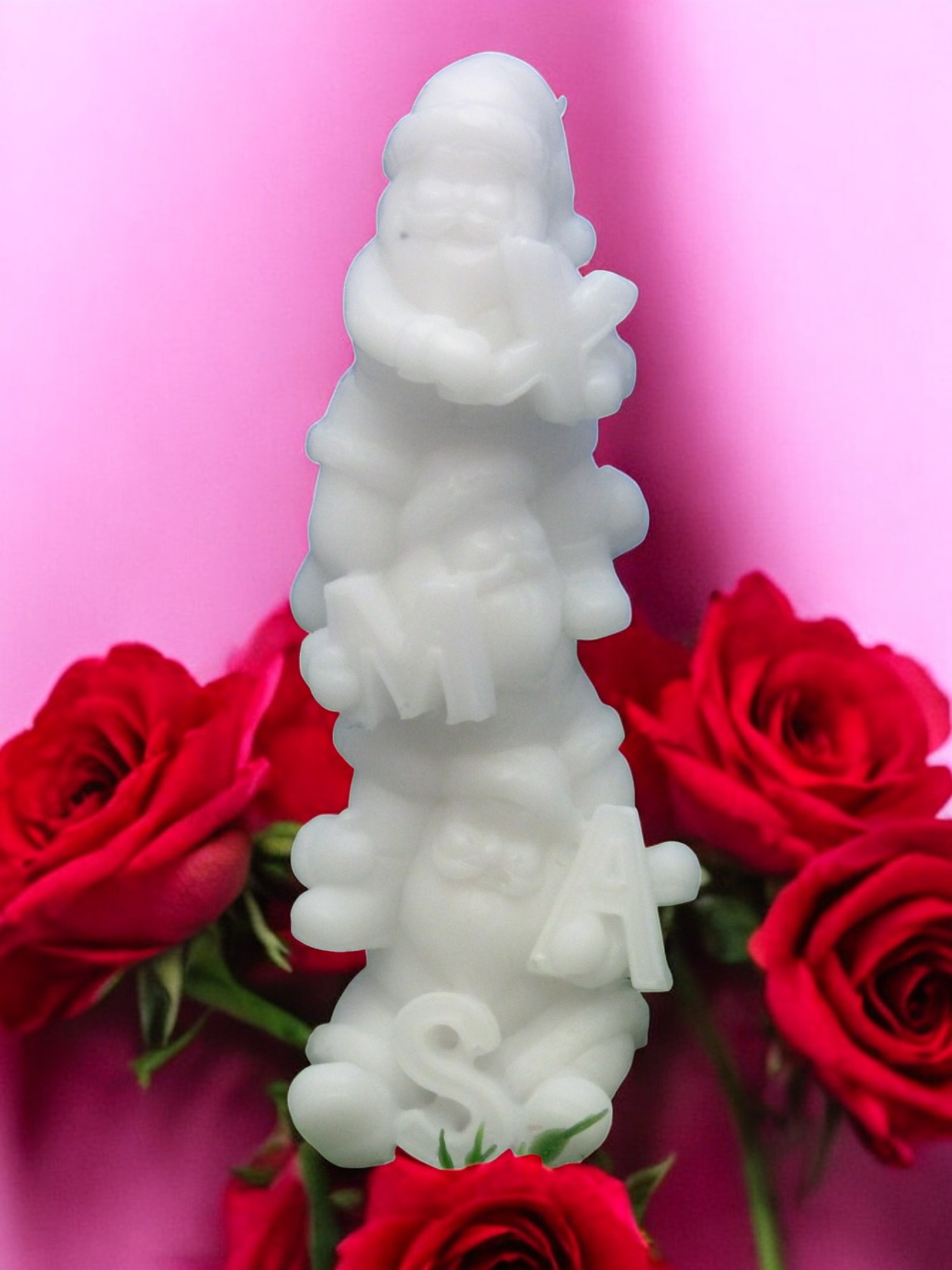 (image for) stapel kerstmannen