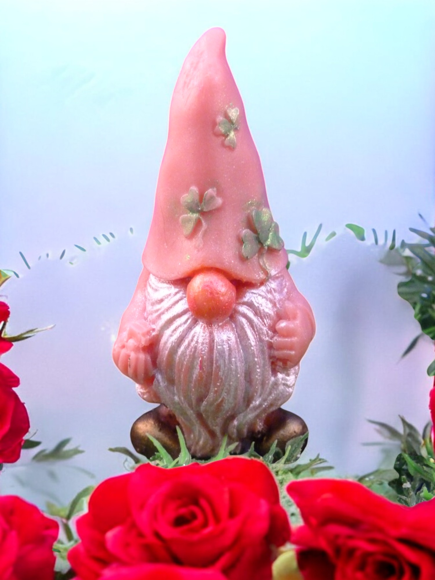 Klaver Gnoom Zeepje met Mica (image for) Klaver Gnoom Zeepje met Mica