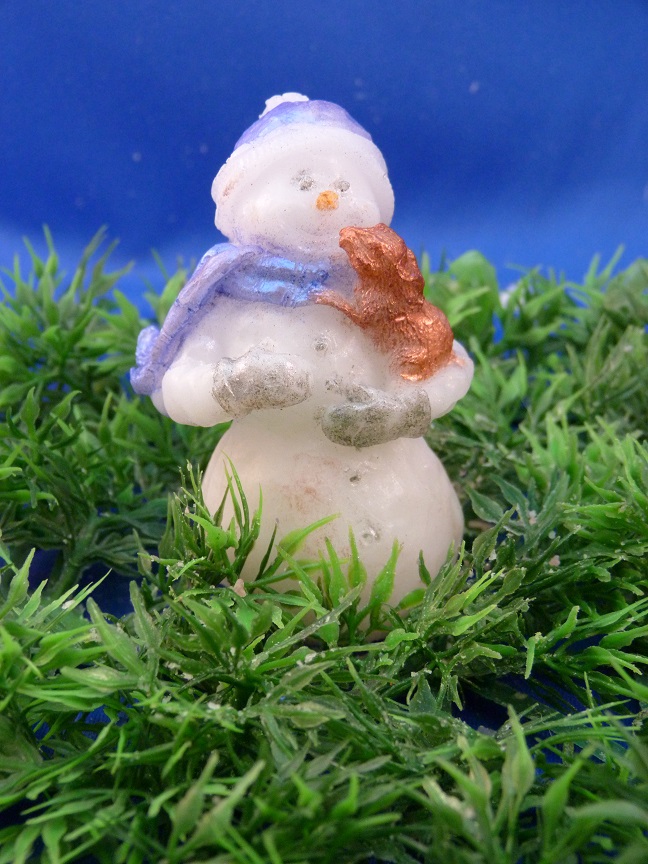 (image for) Sneeuwpop met een Konijn Zeepje met Mica