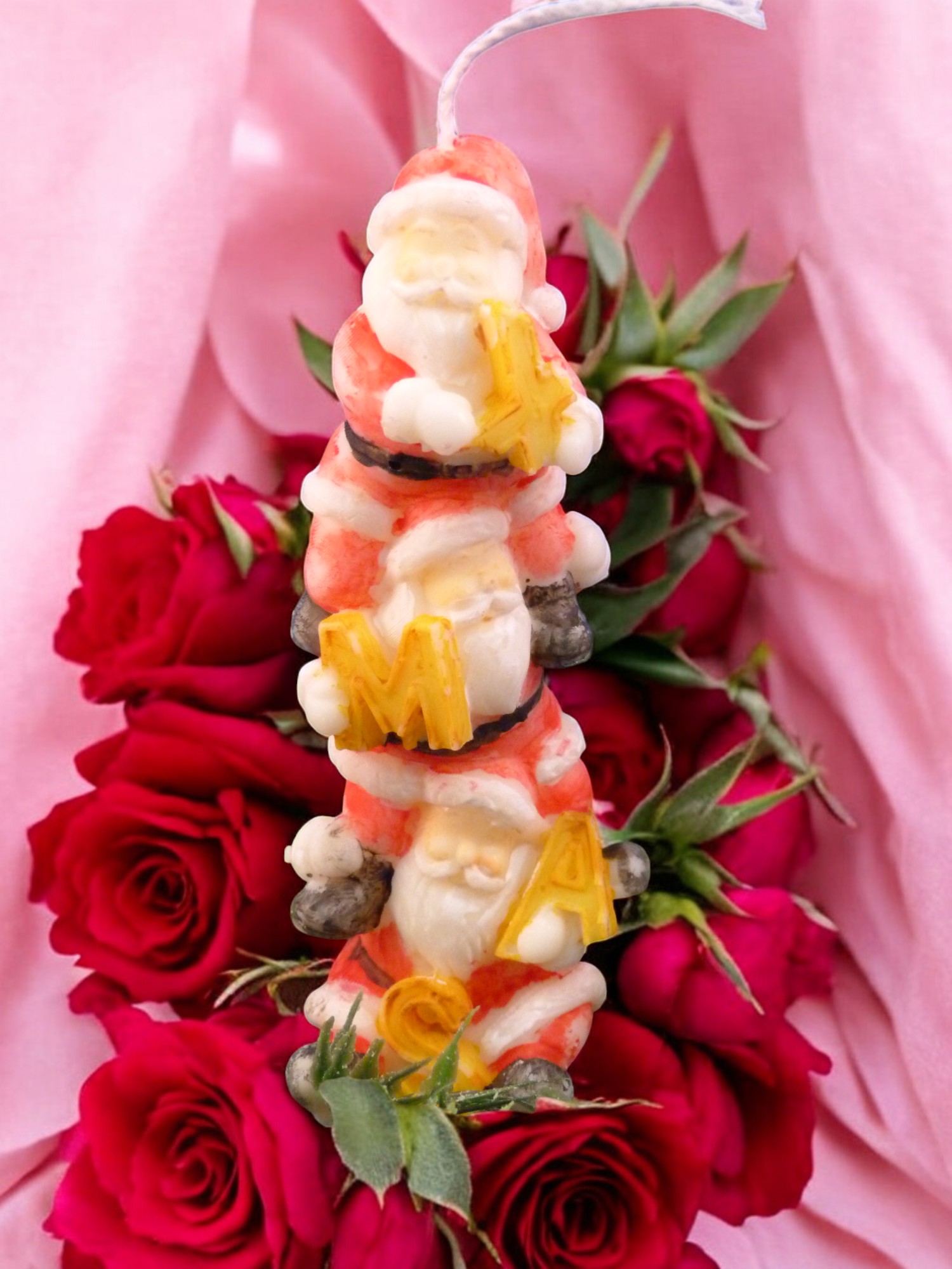 (image for) Stapel Kerstmannen Kaars