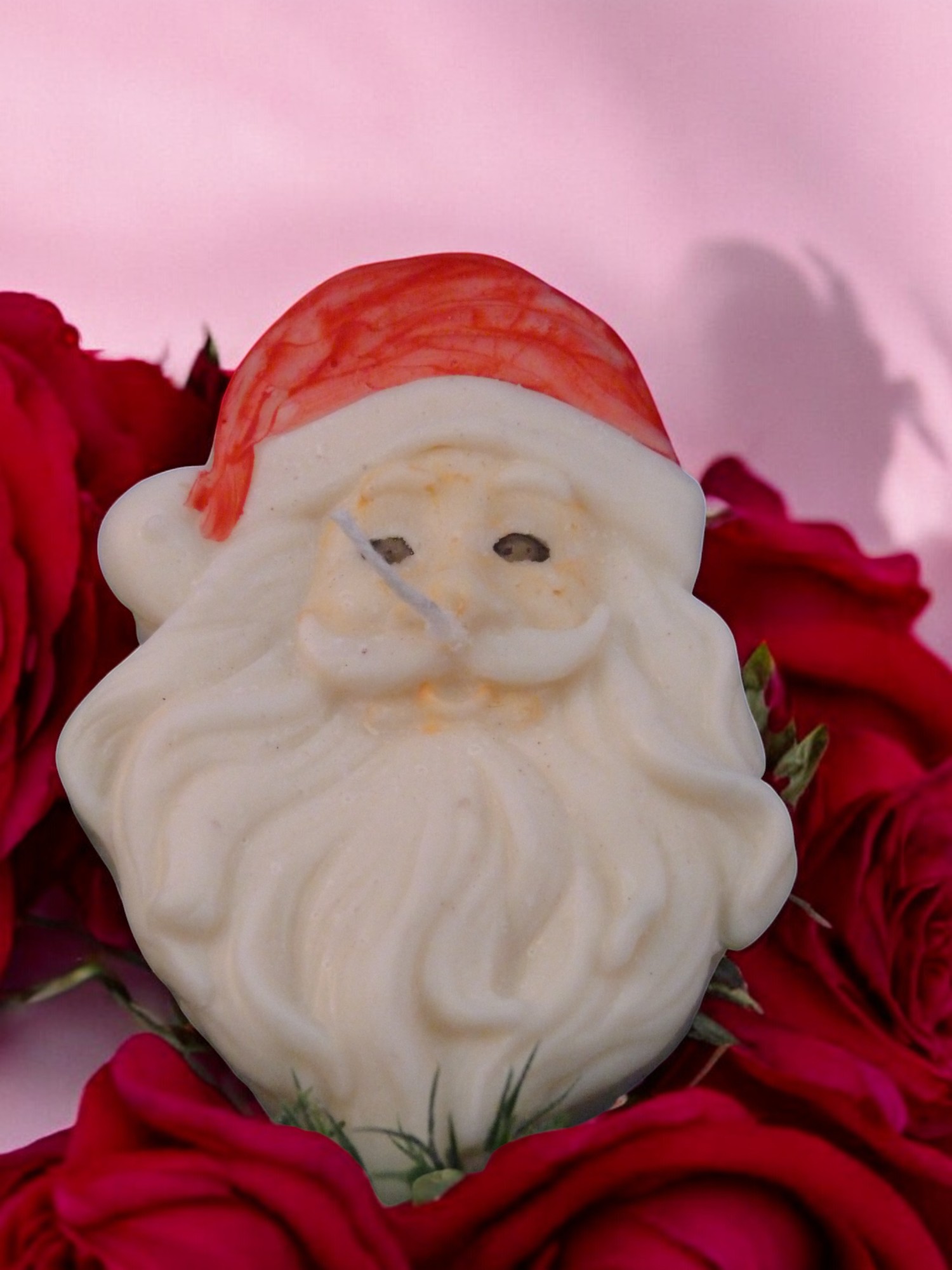 (image for) Kerstman Hoofd Kaars