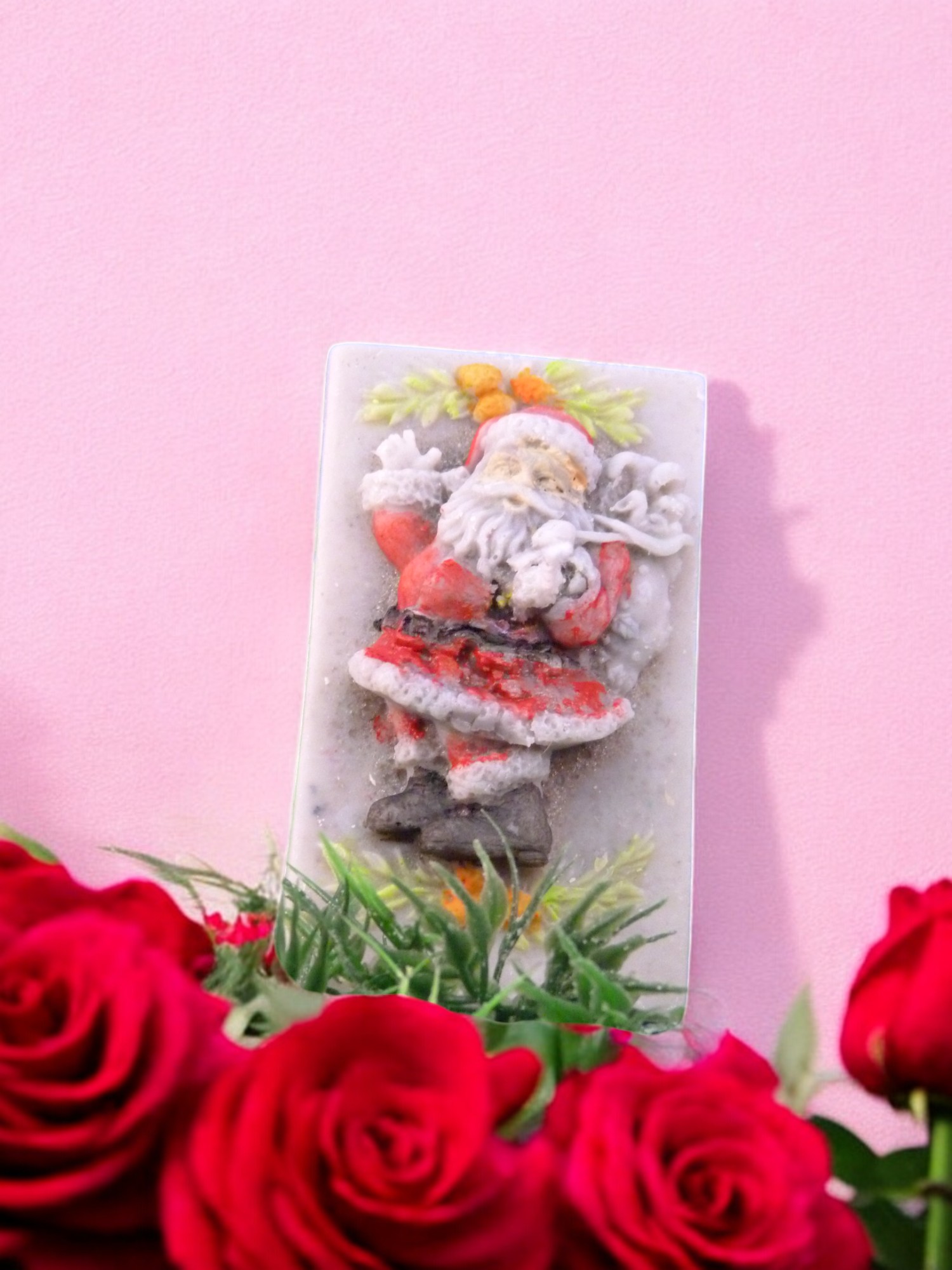 (image for) Kerstman op Tablet Kaars