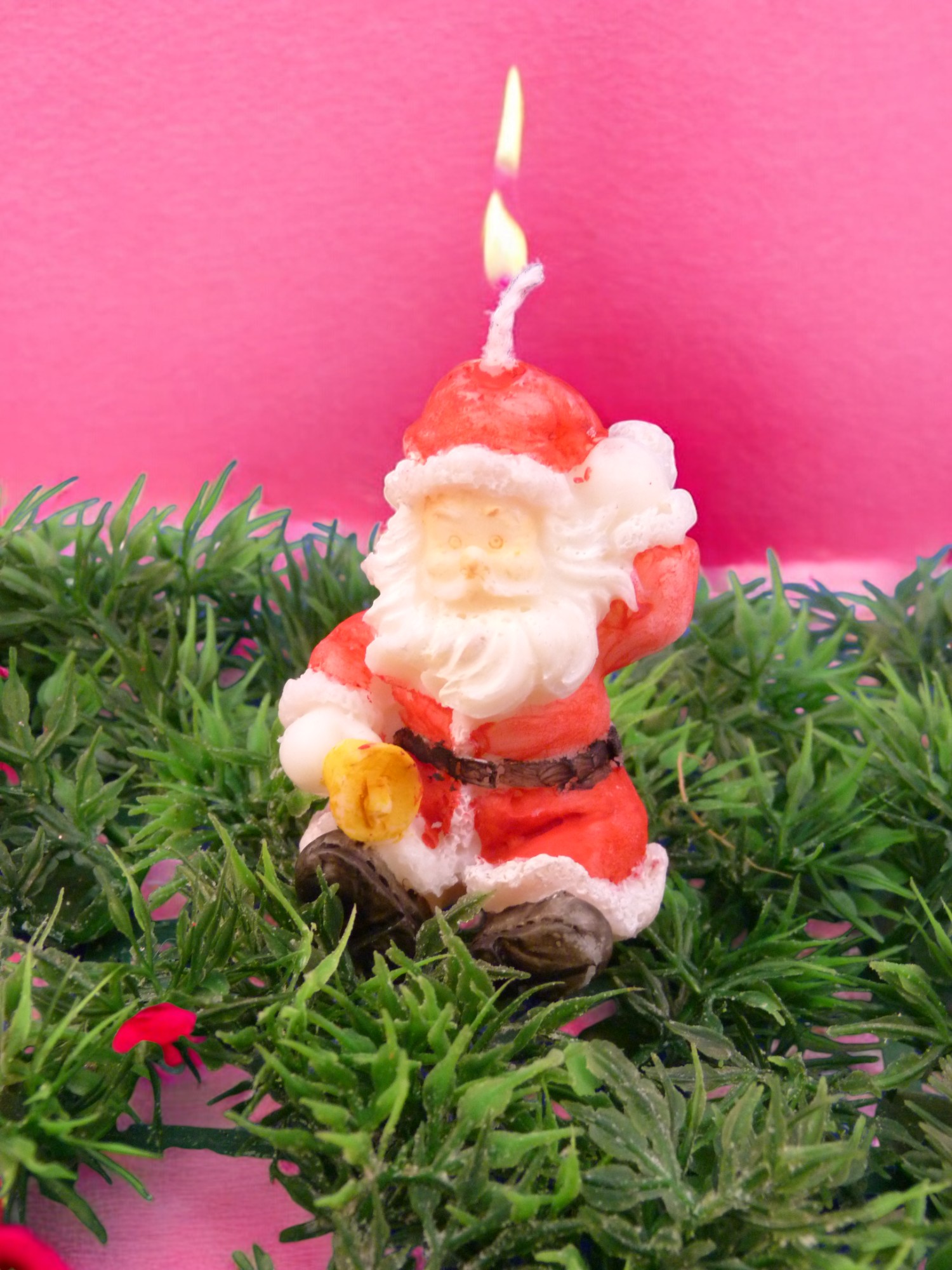 (image for) Kerstman 3D Kaars