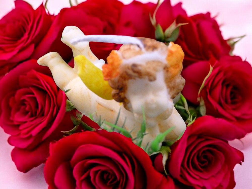 Engelen Meisje op de Buik Kaars (image for) Engelen Meisje op de Buik Kaars