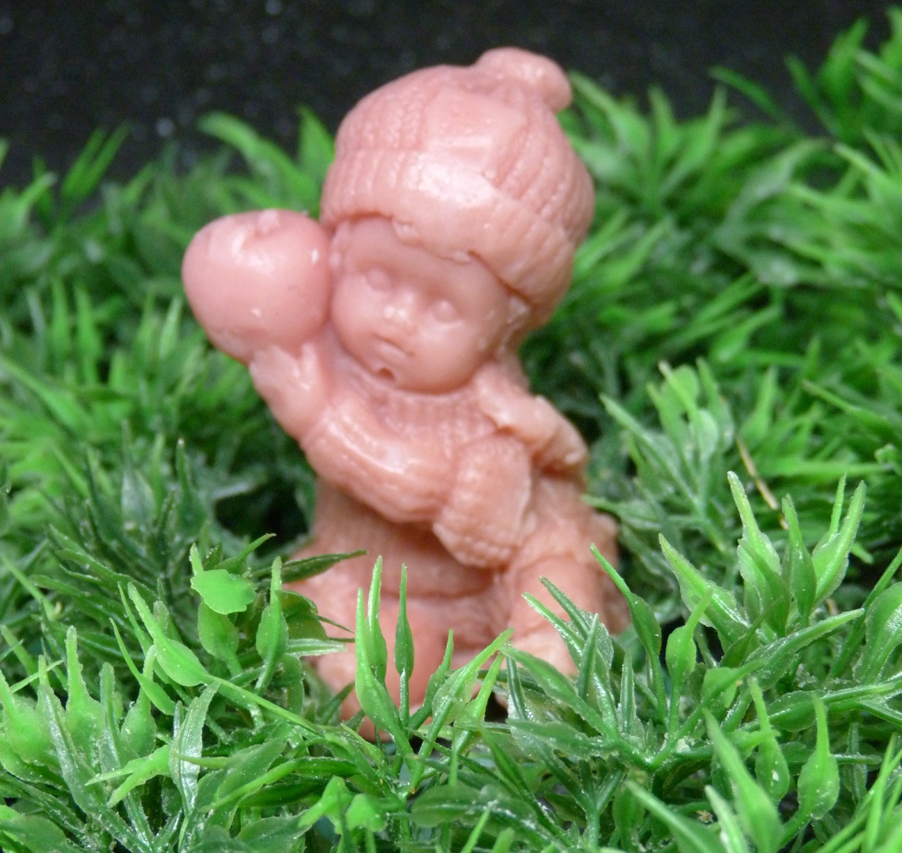 (image for) Baby met een Appel Zeepje (eigen creatie)