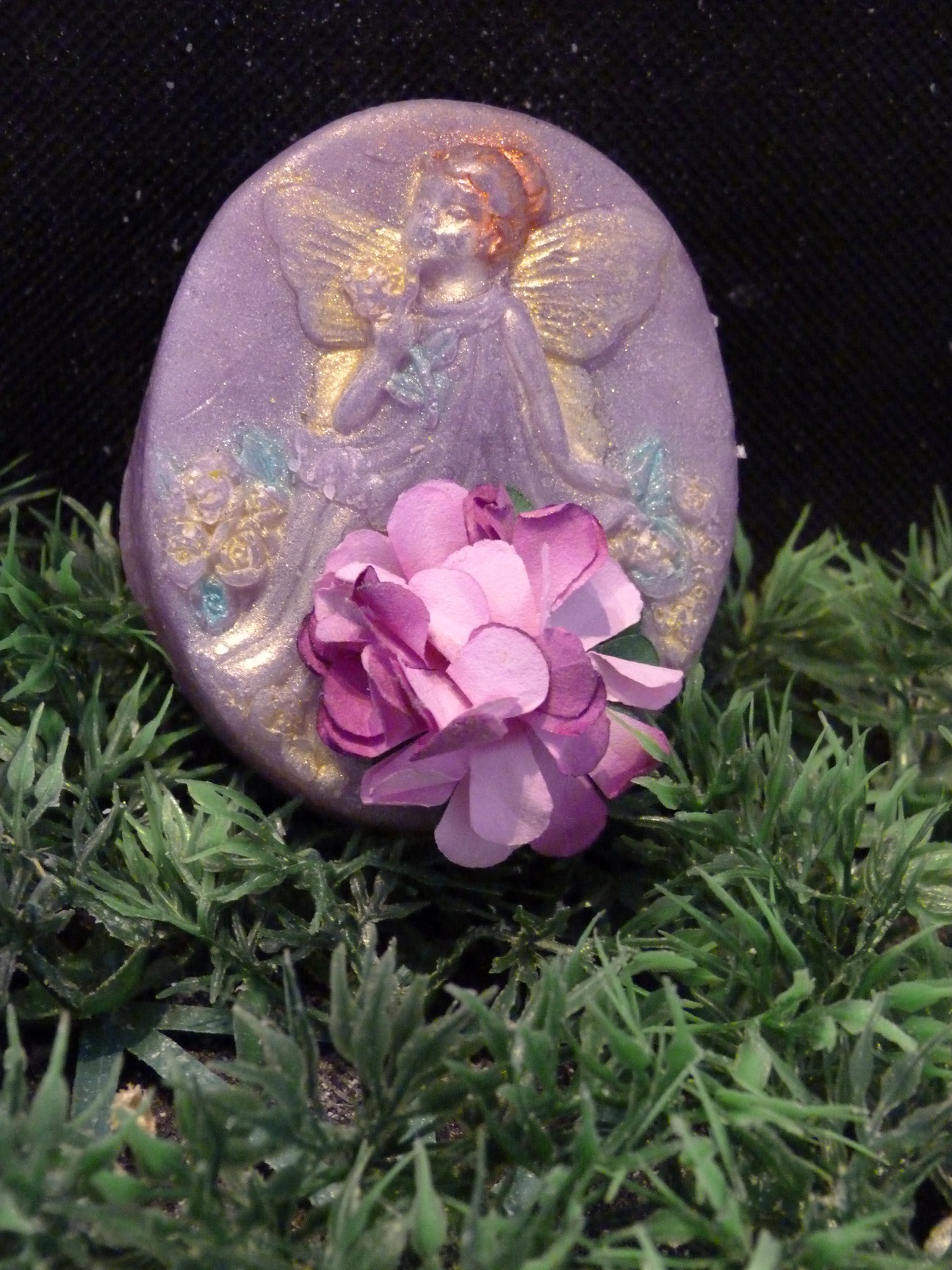 (image for) Bloemen Fee op Camee Zeepje met Mica