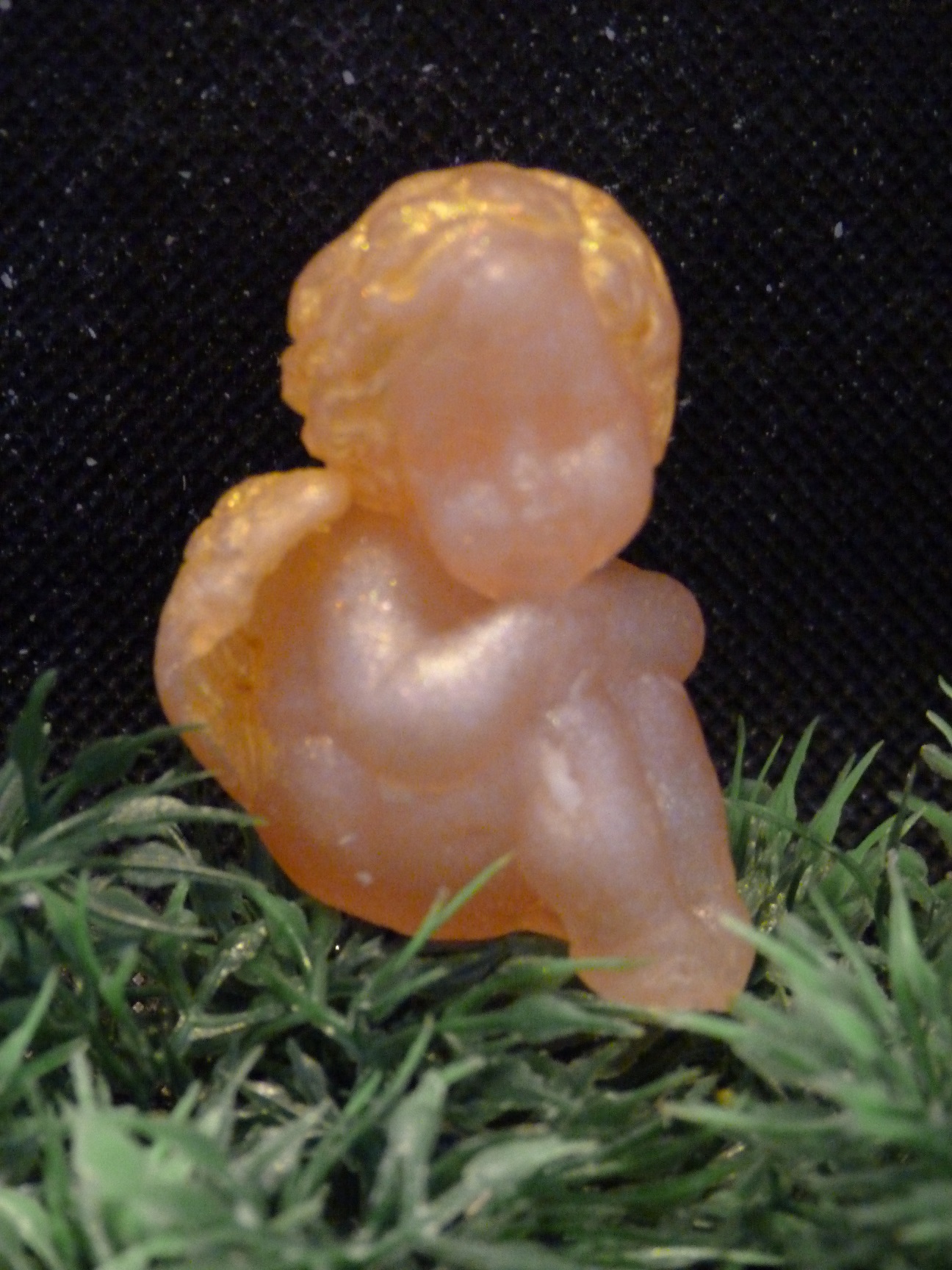 (image for) Zittende Engel Zeepje met Mica