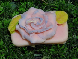 (image for) Roos op Tablet Kaars