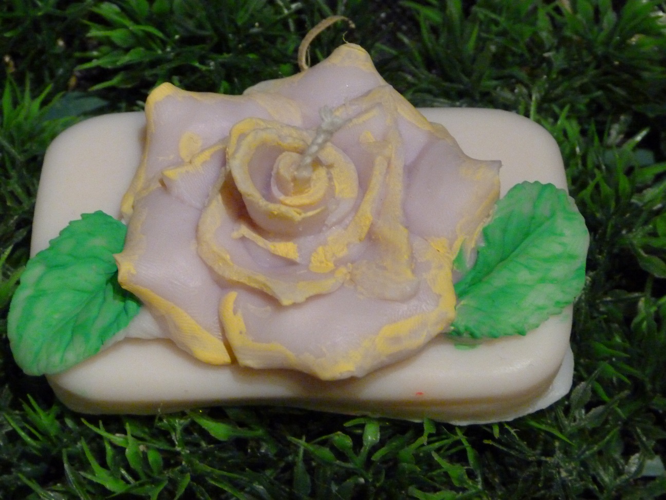 (image for) Roos op Tablet Kaars