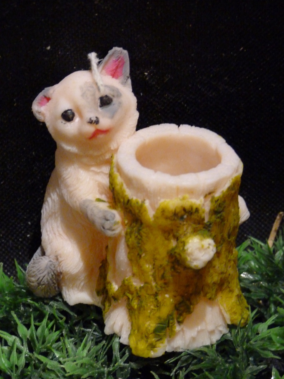 (image for) Kat met Boomstam Kaars