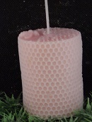 (image for) Stompe Honingraat met een Bij Kaars