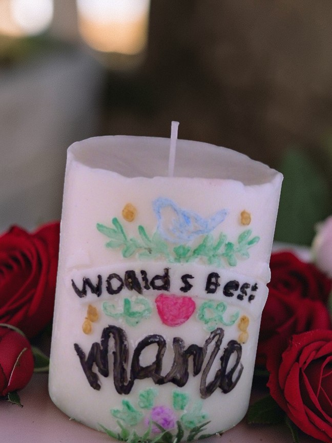 Stompe Kaars World Best Mom (image for) Stompe Kaars World Best Mom