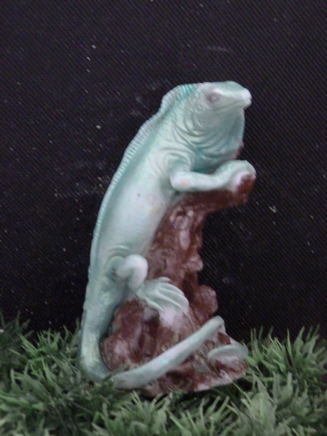 (image for) Leguaan op een Boomstam Zeepje met Mica