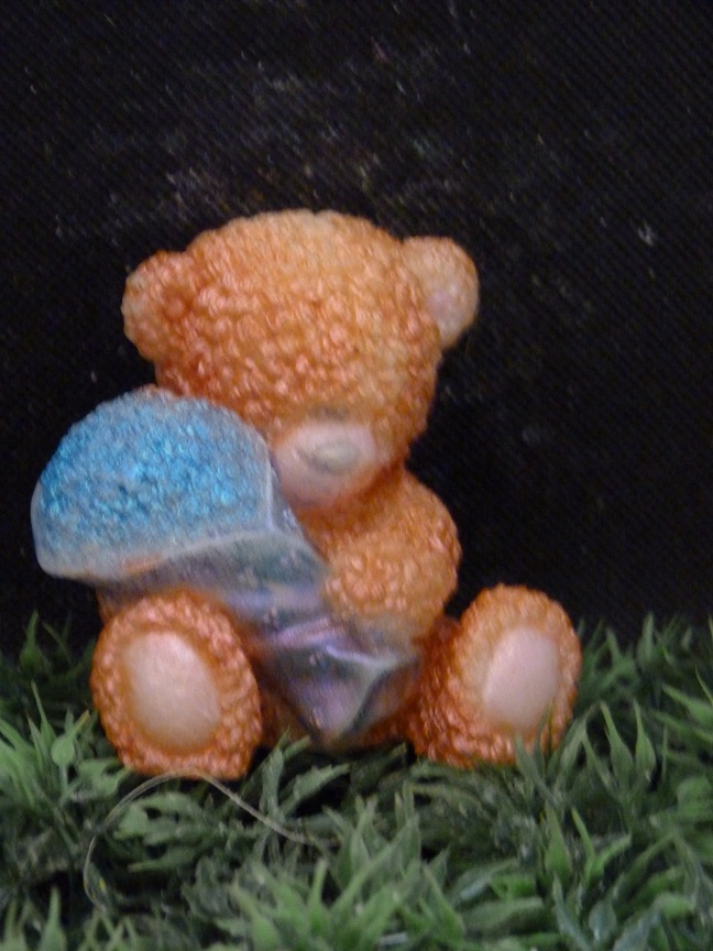 (image for) Teddybeer met Bloemen Zeepje met Mica
