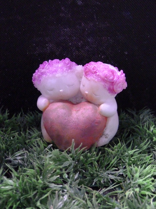 (image for) Sneeuwpoppen met Hart Zeepje met Mica