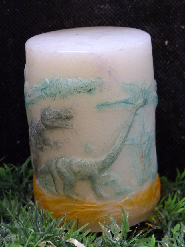 (image for) Cilinder met Dinosaurussen Zeepje met Mica