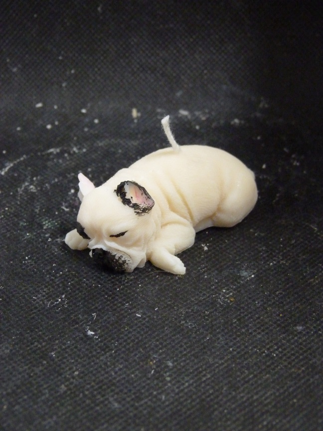 (image for) Franse Buldog Kaars Klein