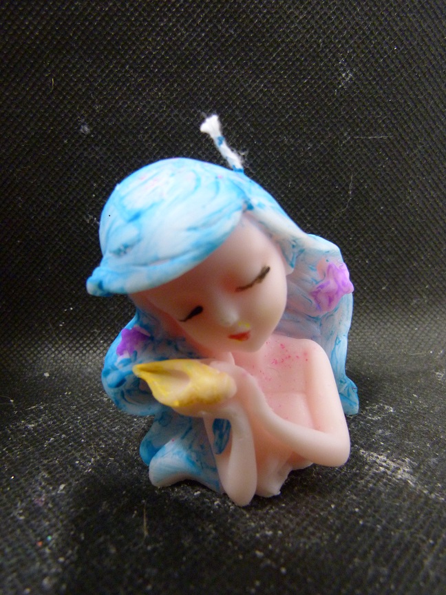 (image for) Zeemeermin Prinses met Schelp Kaars