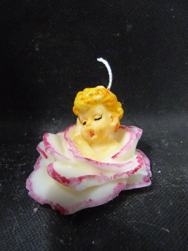 (image for) Engel in een Roos Kaars Groot